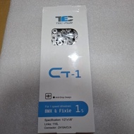 Bicycle chain/bmx fixie TEC anti drop 116links silver
