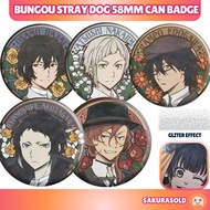 Sakurasold Bungo Stray Dogs 58mm Pin Badge Dazai Chuya Pin Badge Anime Bungou Stray Dog Ranpo Atsush