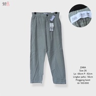 ZARA linen work pants