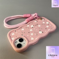 NCpatternColor Casing 3D Wave Strap Casing For Huawei Nova 13i 12i 11i 10 Lite 9 8i 7i 6 SE 4E 3i 2