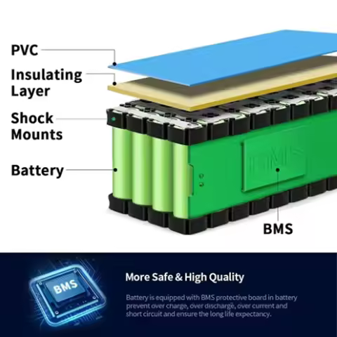 High Power 18650 13S2P 48V 100Ah Battery Electric Vehicle Electric Motorcycle DIY Battery with BMS +