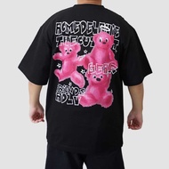 ADLV 3 Teddy Pink In Black Tee Authentic ADLV T-Shirt/