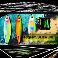 JIG X-DRAGON SLOW JIG 40G. hot colour XDRAGON