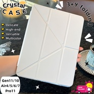 For IPad A16 10th Air6/7 M3 Pro11 Air5、4 10.9 9/8/7th 10.2 6/5th 9.7 Mini6/7 Y-fold Case