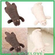 [Simple] Ferret Stuffed Animal Cuddly  Lifelike Sofa Ornament Cartoon Ferret Doll  Toy for Adults Bo
