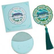 Xi'an Attractions Mirror Cultural Creative Souvenirs Antique Portable Mirror Chinese Style Clock Tow