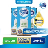 [Paket isi 3] Frisian Flag UHT Coconut Delight 946ml