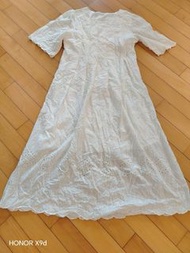Bonita White Eyelet Dress