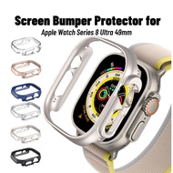 Bumper Case for iWatch 8 Ultra 49mm Hard PC Protective Case Frame Bumper for iWatch 8 Pro Ultra