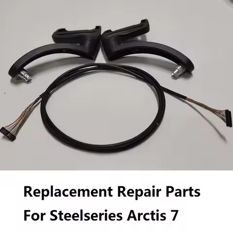 Original Replacement repair part for SteelSeries Arctis 7 Headset,Headband cable,Hinge brackets,Micr