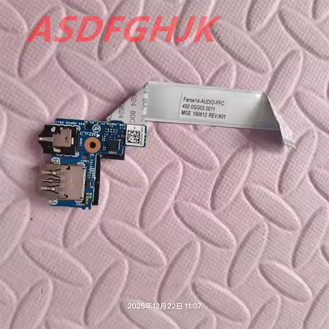 FOR HP Pavilion x360 14-DH 14M-DH Series Laptop USB Audio I/O Board with Cable L51110-001