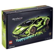 全新絕版 樂高 LEGO Technic 42115 Lamborghini Sian FKP 37 連啡盒同燈組