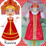 Terbatass Baju Rusia/Baju Negara Originall