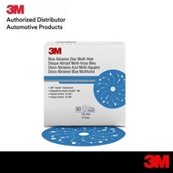 3M (x50 แผ่น) BLUE HK DC 6" กระดาษทรายกลมขนาด (150มิล) 6นิ้ว # 80 120 150 180 220 240 320 400 500 60