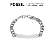 Vòng tay Fossil Drew dây kim loại Chain Cuban JF04164040
