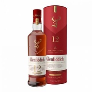 Glenfiddich 12 Years Sherry Single Malt Whisky 700ml 格蘭菲迪12年天使雪莉單一麥芽威士忌(禮盒)！粉嶺華明商場G21A地舖！亦可順豐到付