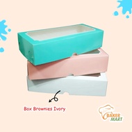 Ivory Brownies Box Color Size 22x10x5cm & 30x10x5cm Contents 5pcs