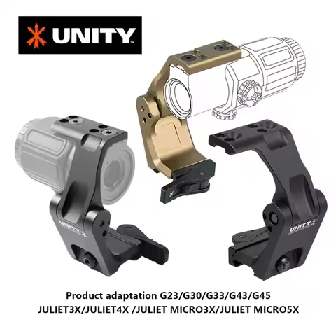 Premium Tactical Unity Fast Mount FTC 3X 6x Magnifier With QD Lever 2.26" 2.91" Optical Height G23 G