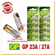 (Original) GP 23A / 27A 12V Super High Voltage Alkaline Battery (1 / 5pcs) Remote Control Batteries Autogate Bateri 遥控电池