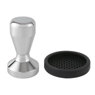 (CEUO) Coffee Tamper Espresso Coffee Press 49mm Tamper Coffee with Silicone Tamper Mat
