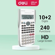 Deli Scientific Calculator 240F-10+2 Digits D82MS