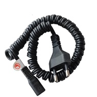 Kabel Kuasa AC dengan Penyambung EU untuk Pengecas Pencukur Norelco HQ6990 HQ441 HQ468 HQ481 HQ489 H