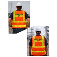 SAFETY VEST KONTRAKOR  (FREE SIZE)
