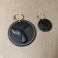鯨魚尾巴立體吊飾 手工皮件 縫線可選色