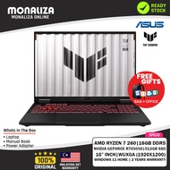 ASUS TUF Gaming A16 FA608U‑HRV068W AMD Ryzen 7 260 | NVIDIA GeForce RTX 5050