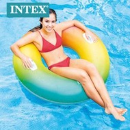 INTEX 58202 四葉風車泳圈 彩虹泳圈 水上救生圈浮圈腋下圈