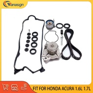 Timing Belt Kit Water Pump Valve Cover Gasket For Honda ACURA CIVIC FR-V JAZZ STREAM EL 1.6L 1.7L D1