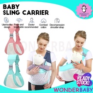 Wonderbaby Baby Carrier Wrap Sling | Soft Breathable Nursing Towel | Newborn to 48 Months Carrier Mu