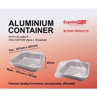 Aluminium Tray 4483P 5pcs 锡纸食品容器 4483-P