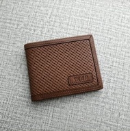 意大利 SKAP 啡色皮革 短型 銀包