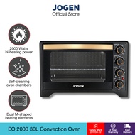 Jogen EO 2000 30L Self Cleaning Convection Oven 2000W for Bake Roast Grill 2 Year Warranty