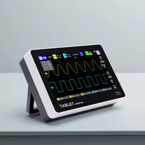 Touch Panel Digital Oscilloscope Dual Channel 100M Bandwidth 1GS Sampling Compact Portable Mini Tabl