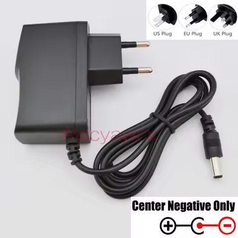 AC power adapter DC 9V 0.5A 500mA For ZOOM AD-16E AD16 AD-16 AD16E Guitar Effect Pedal G1xfour G3xn 