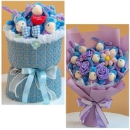 Eeyore Flower Bouquet Eeyore Bouquet Plush Bouquet Simulation Roses Artificial Flowers Donkey