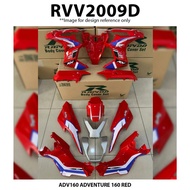 Cover Set Rapido Honda ADV160 ADV 160 Adventure Red Motor Body Set Accessories Spare Parts ADV Merah