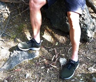 MIT 【戶外防水健行運動鞋-男款墨綠色】郊山健行 防水 輕量 耐磨