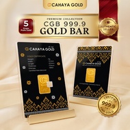 CAHAYA GOLD 999.9 Gold Bar 5g Songket Hadiah Birthday Aniversary Gift 5gm Gold Bar
