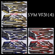 SYM VF3i 185 Le Pro ( 4 ) Body Cover Stripe Sticker