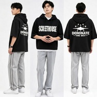 SCREETHOUSE Hoodie DOMINATE SKY Boxy Oversize 300 gsm Heavyweight