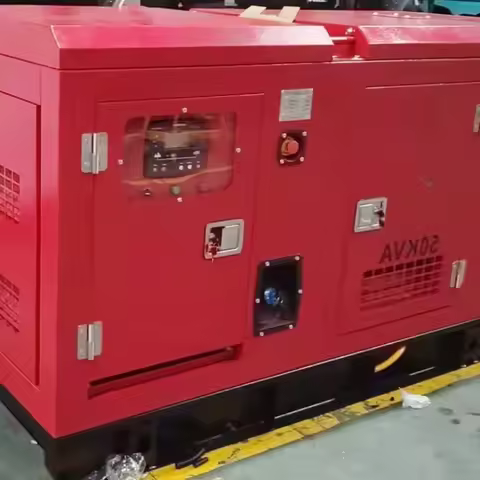 30-1000kva Water Cooled Diesel Generators Single 3 Phase Silent Type Automatic Transfer Switch Indus
