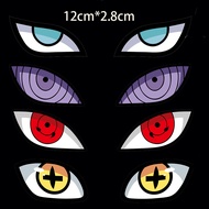 Motorcycle Stickers for Naruto Eyes  Anime Ninja Sticker Fairing Body Sidebar Decals Reflective Wate