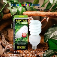 PT2187 EXO TERRA REPTILE UVB100 BULB 25W FOR REPTILE