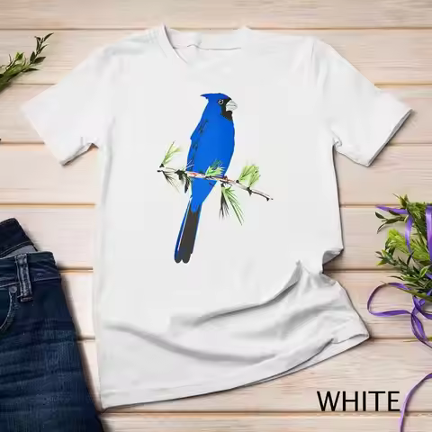 Blue Jay Bird Raglan Baseball Tee Unisex T shirt