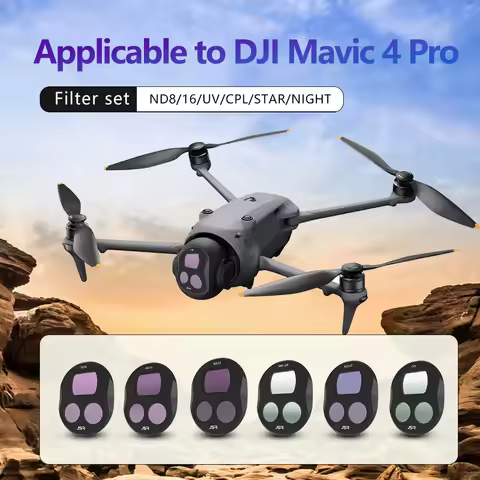 Camera Lens Filter For DJI Mavic 4 Pro MCUV CPL ND8 ND16 ND32 ND64 ND256 ND/PL Filters Kit For Mavic