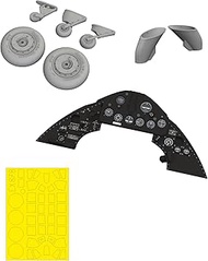 Eduard EDU644180 1/48 Look Plus Graman F4F-3 Wildcat Late Model Instrument Board and Parts Set (for 