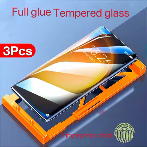 3D Curved Quality Full Glue Tempered Glass For OPPO Realme10 Realme 11 12 Pro plus GT6 Pro GT5 Pro S